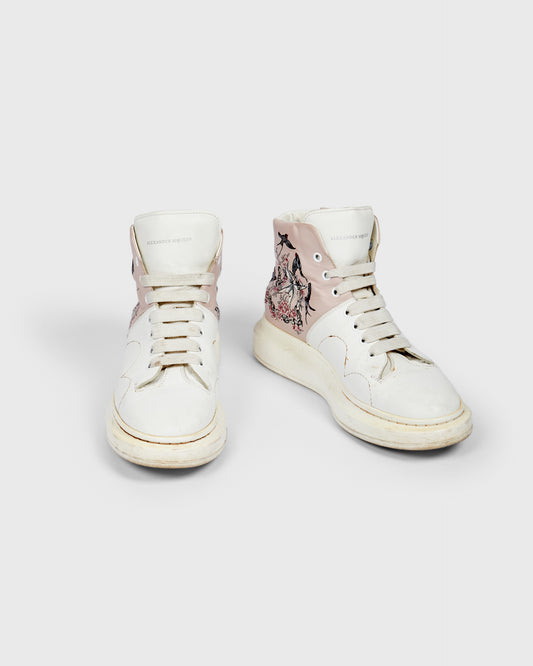 Alexander McQueen Embroidered High-Tops