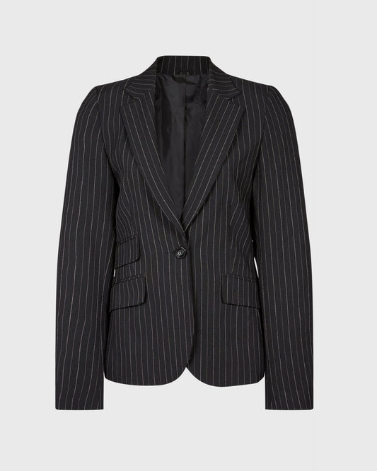 Bay Pinstriped Blazer
