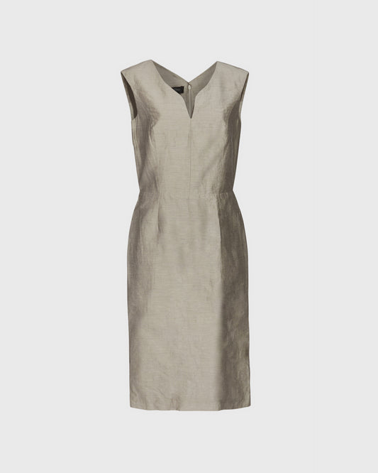 Calvin Klein Linen Formal Dress