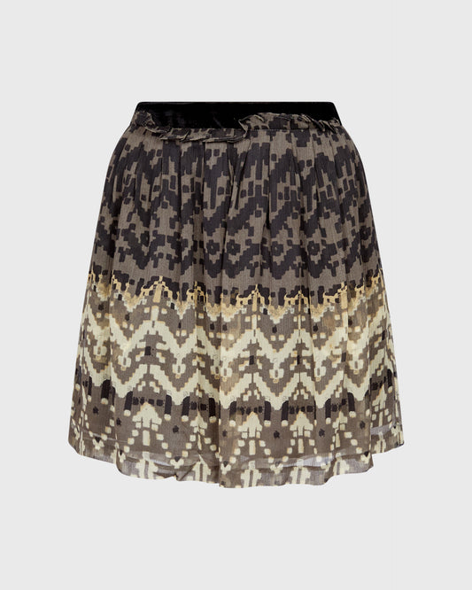 Charlotte Ronson Geometric Printed Mini Skirt