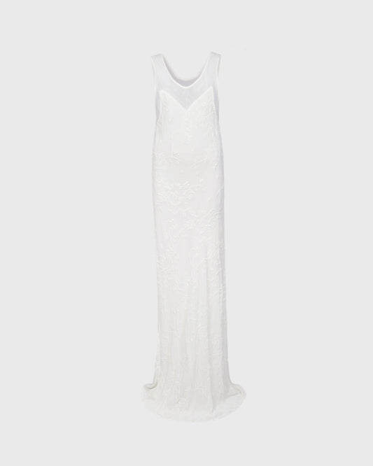 Ghost Crepe Sleeveless Maxi Dress