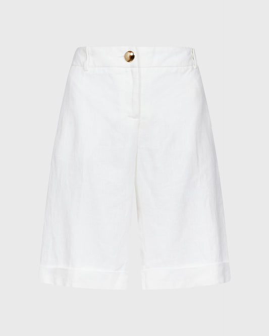 Hobbs Oversized Shorts With Gold Button