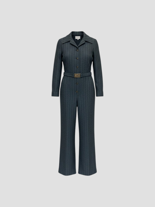 Roalma Pinstriped Jumpsuit