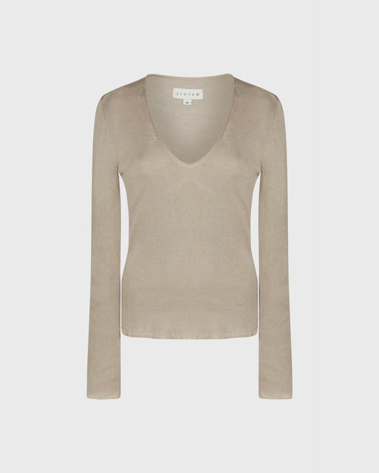 Jigsaw Thin Knit With Deep V