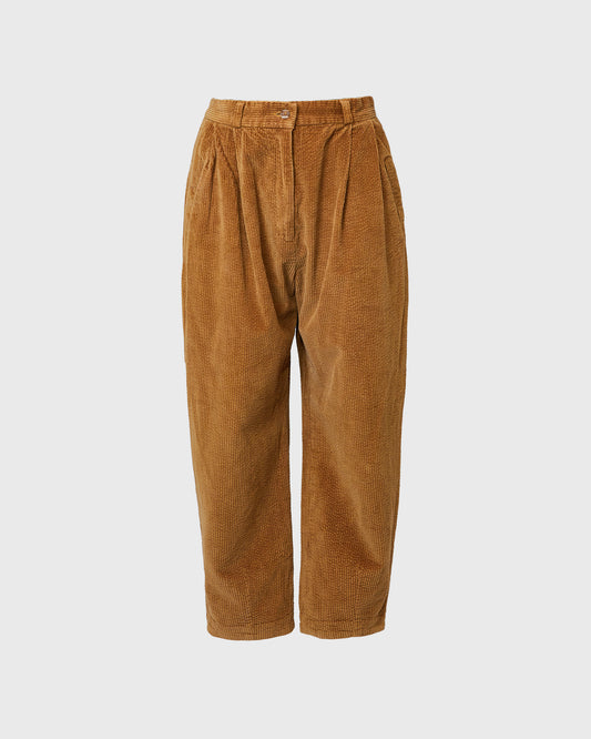 Lady Sans A Belt Corduroy Trousers