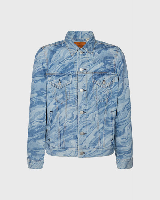 Levis Swirl Pattern Denim Jacket