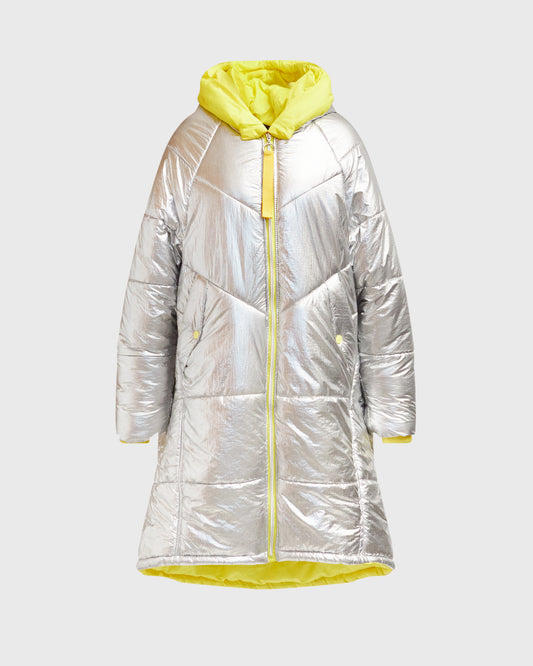 Monk Heart Long Puffer Coat