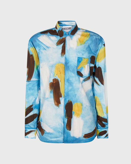 Moschino Paint Printed Shirt