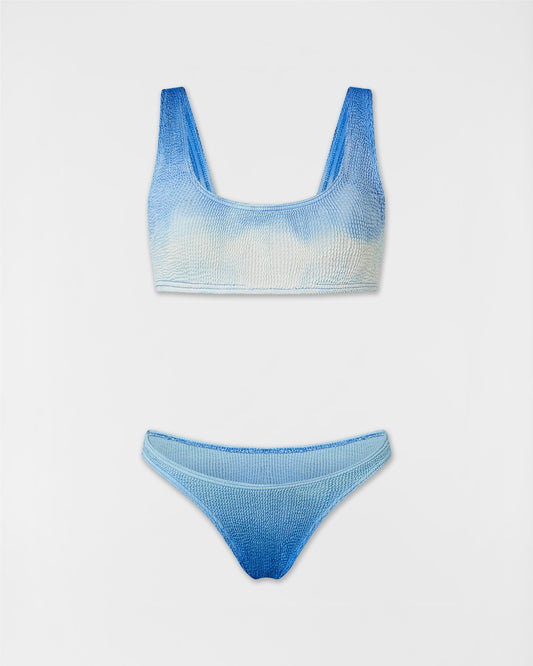 Unbranded Ombre Crinkle Bikini Set