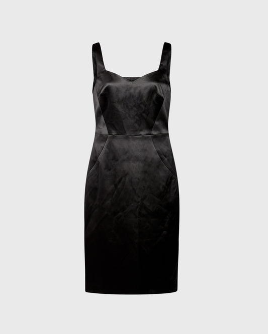 Nocturne Satin Midi Dress