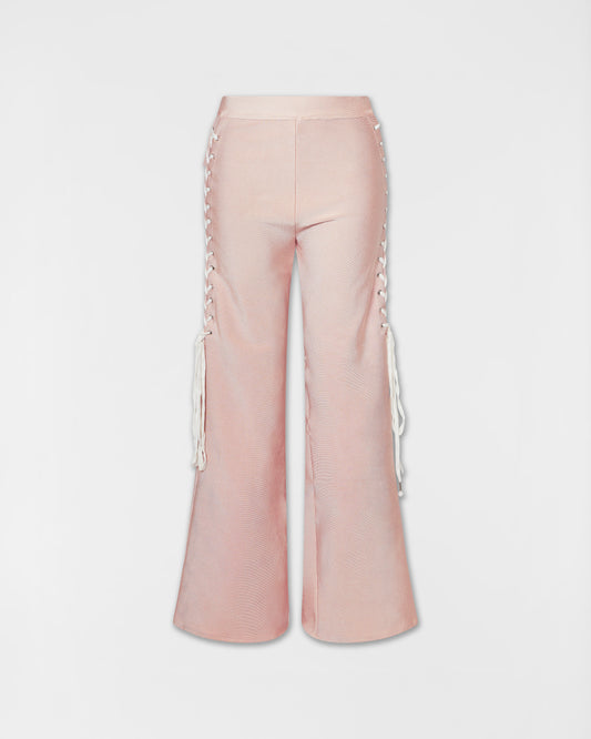 Unbranded Pink Lace Up Flares