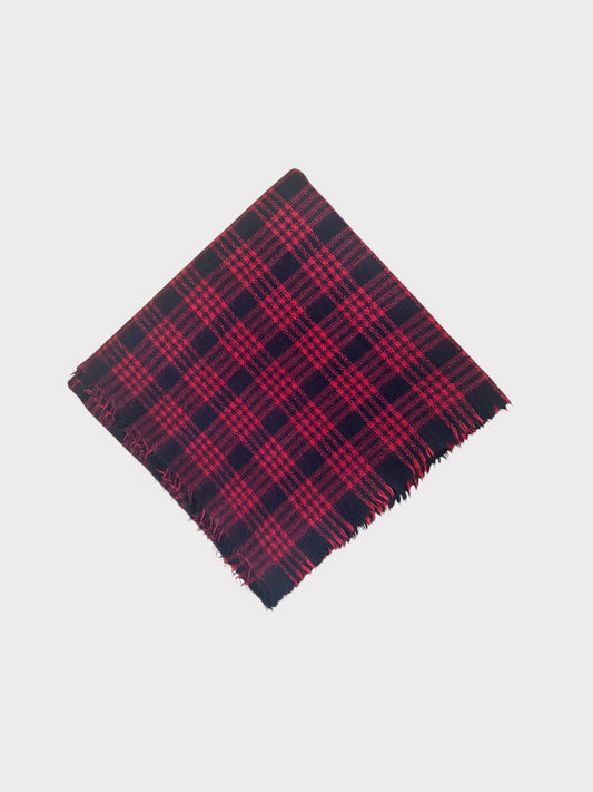 Zara Red & Black Chequered Extra Large Scarf