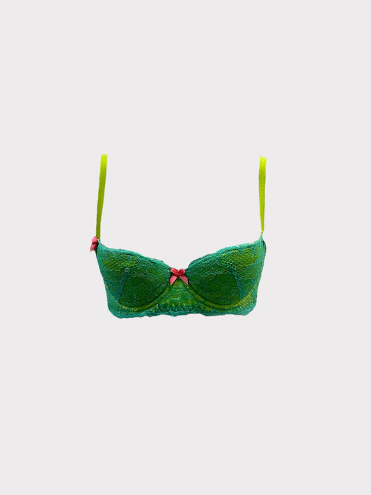 Mimi Holliday Silk And Lace Balcony Bra