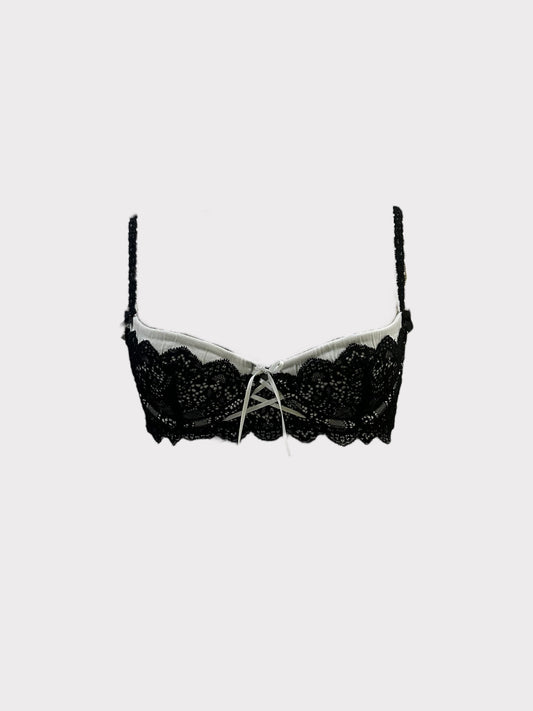 Mimi Holliday Lace And Silk Bra