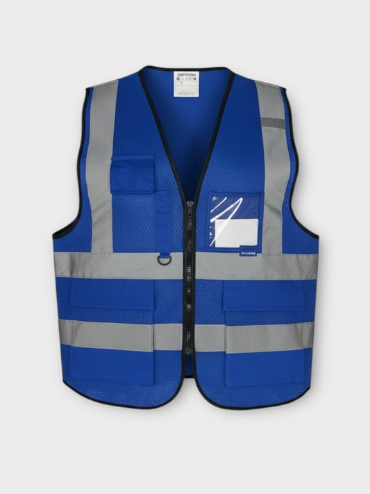 AYKRM Blue HI-VIS Gilet Vest