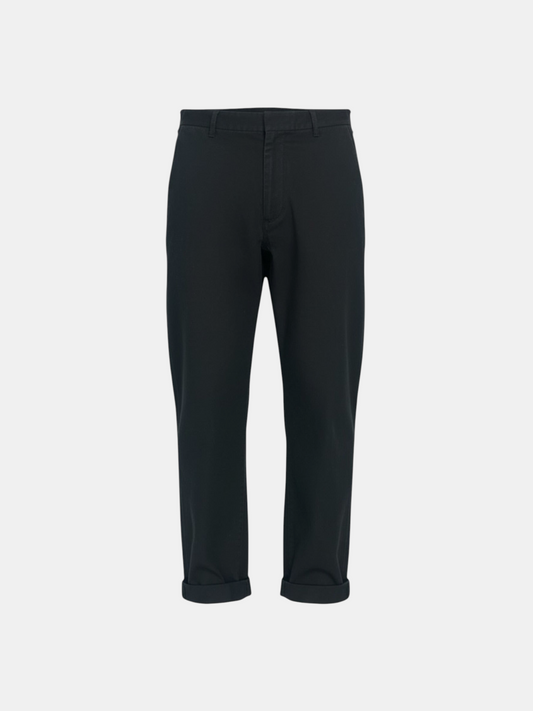 Preen Line Black Oversize Trousers with Turn Ups