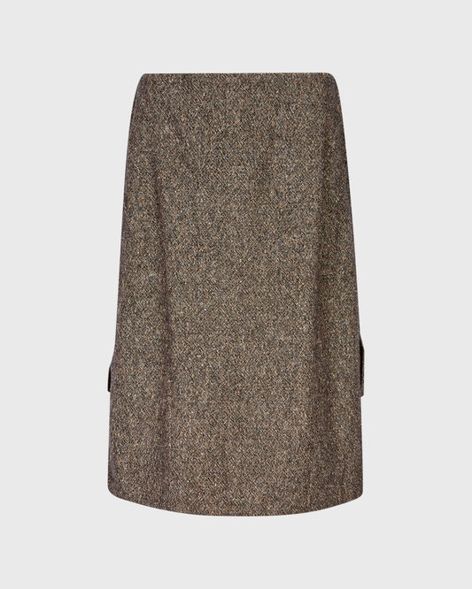 Sonia Rykiel Midi Pencil Skirt With Ruffle Detail