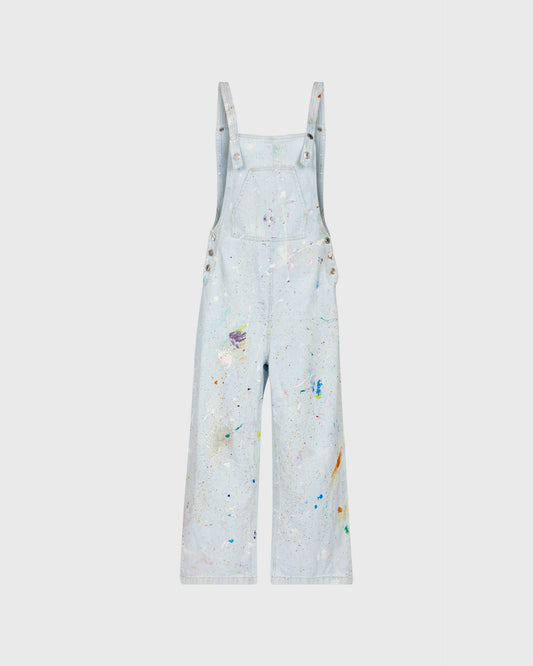Stradivarius Paint Splattered Dungarees