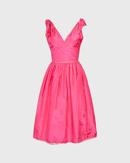 Unbranded 80S Dress With Gold Details