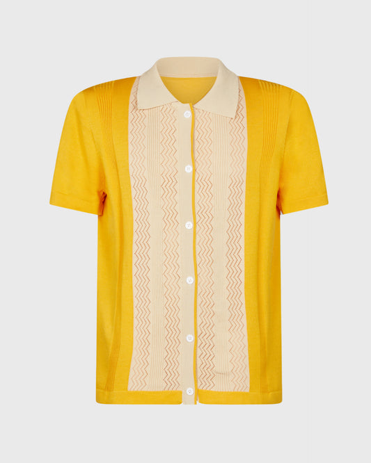 Unbranded Knitted Button Polo Shirt