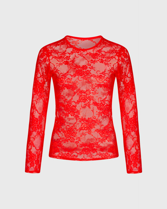 Unbranded Mesh Lace Top