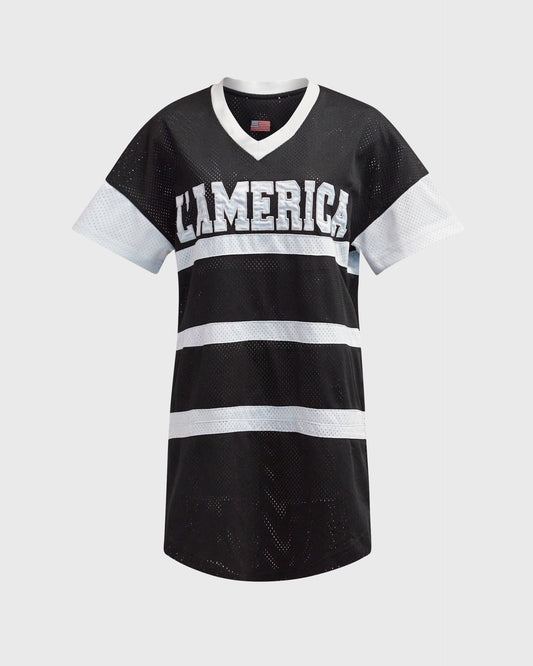 Unbranded L'AMERICA - Slogan Mesh Sports Tee