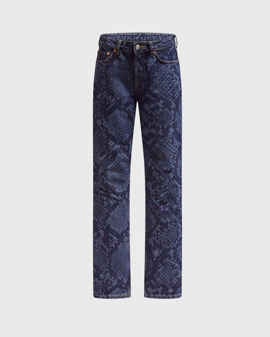 Weekday Snake Print Patterned Jeans