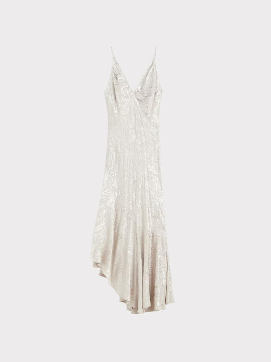 H&M Silver Slip Dress