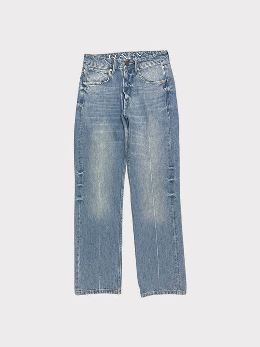 Raye Mom Fit Blue Denim Jeans