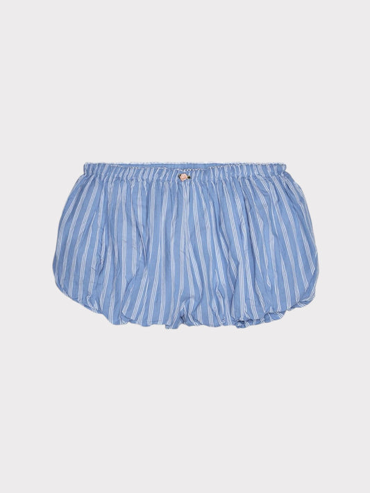 Zara Striped Puff Bloomer Shorts