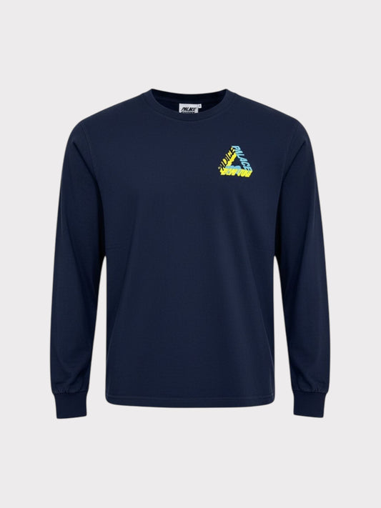 Palace Yellow Tri Ferg Long Sleeve Top