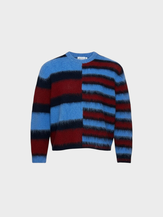 Collusion Oversize stripe fluffy jumper