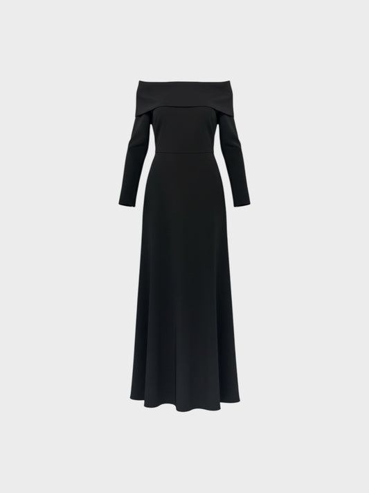 Theory Off Shoulder L/S Gown