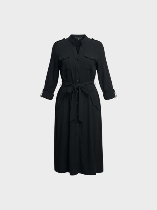 Jaeger Long Jersey Shirt Dress