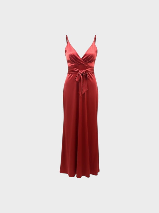 Karen Millen Maxi Dress With Ruched Waist
