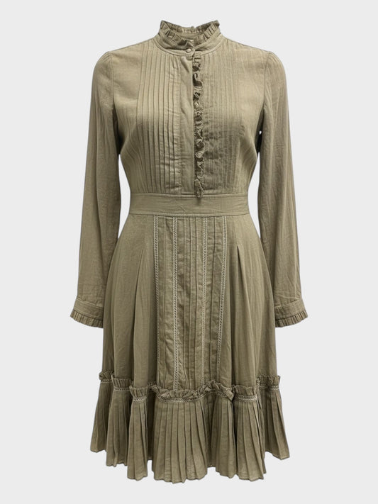 Temperley Shirt Dress With Pleats