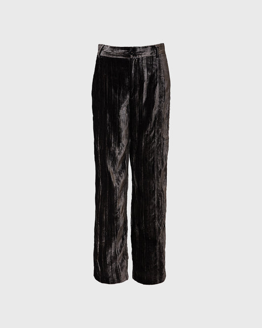 Zara Crushed Velvet Trouser