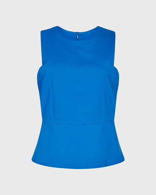 Zara Peplum Sleeveless Top