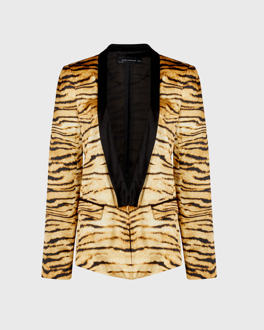 Zara Tiger Print Jacket