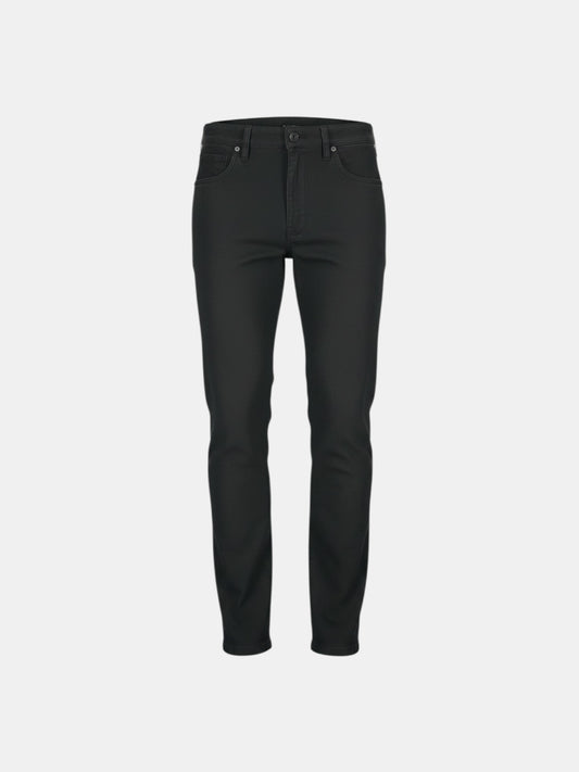 THE FASHION LIBRARY Lululemon black slim-fit chinos with a classic five-pocket design and button closure.