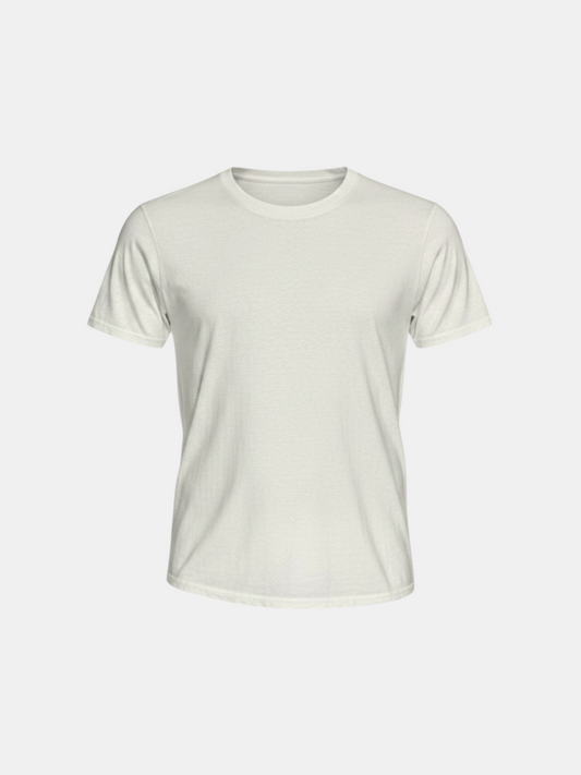 THE FASHION LIBRARY Fruit of The Loom heavy cotton crew neck t-shirt in white