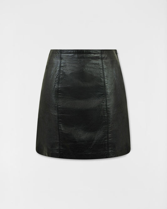 Hennes Hennes Leather Mini Skirt