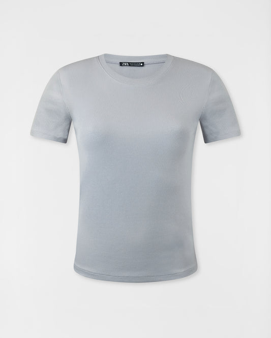 Zara Ribbed T-shirt